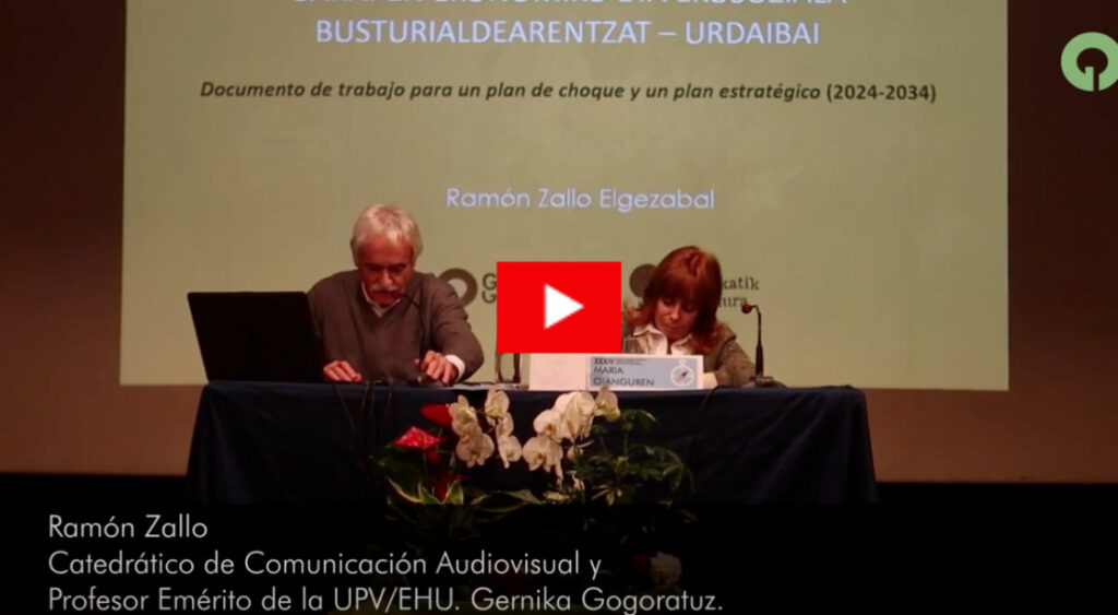 Presentación de Ramón Zallo. Un desarrollo económico y social. Urdaibai