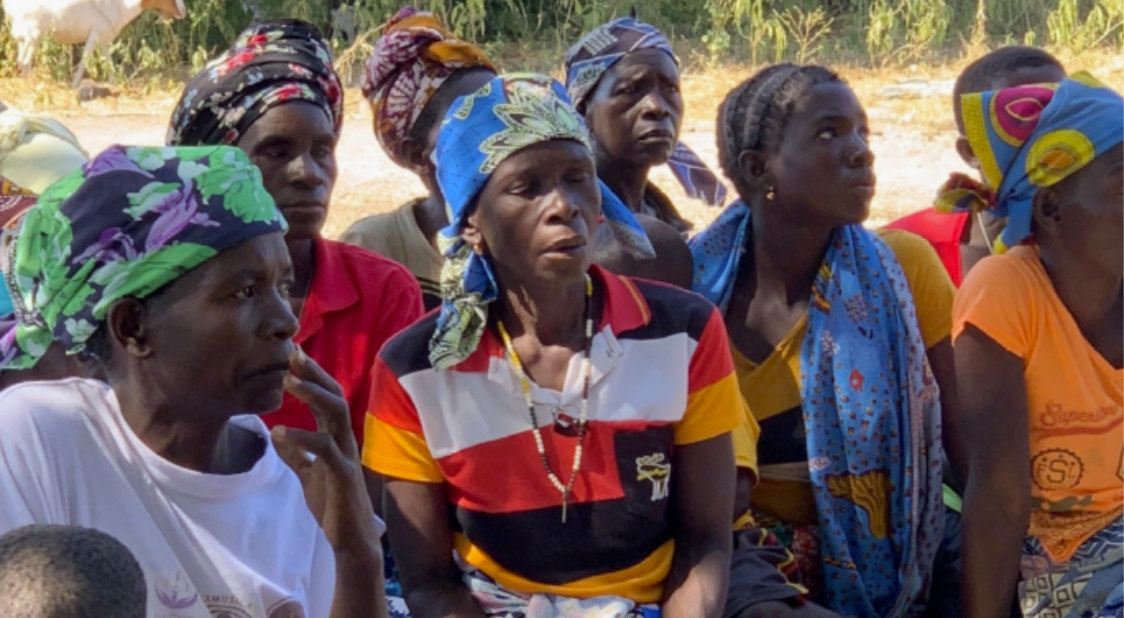 Reunião de mulheres em Chuiba, Pemba